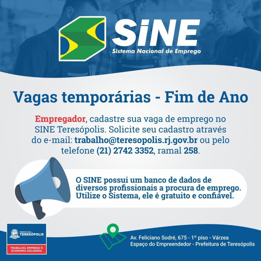 SME abre inscrições para contratações temporárias da 43ª edição do Recreio  nas Férias